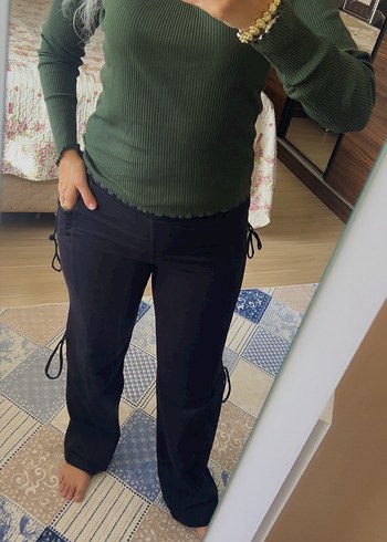 Kadın kargo pantolon-eşofman altı - Görsel 4