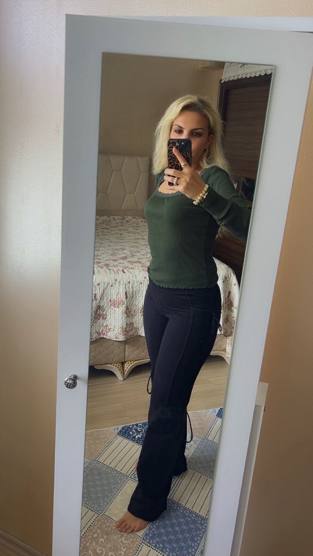 Kadın kargo pantolon-eşofman altı - Görsel 2