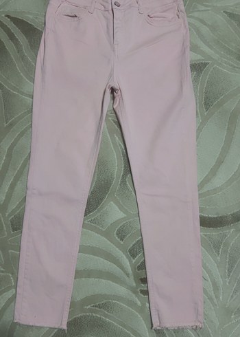 Pembe koton pantolon
