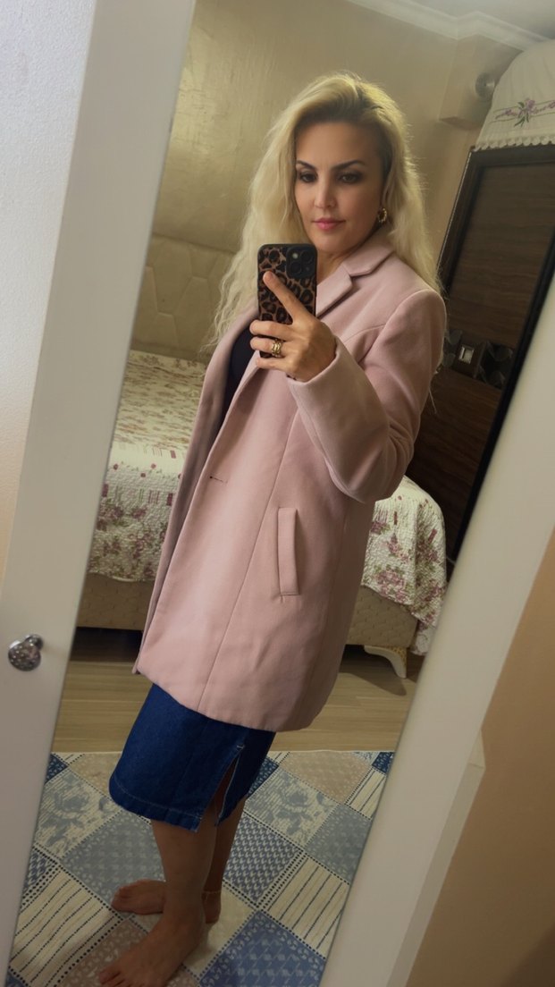 Kadın kaşe kaban - Görsel 3