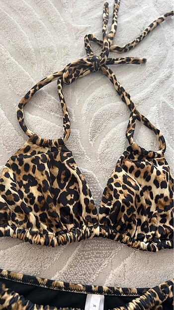 36 Beden çeşitli Renk Leopar bikini takımı