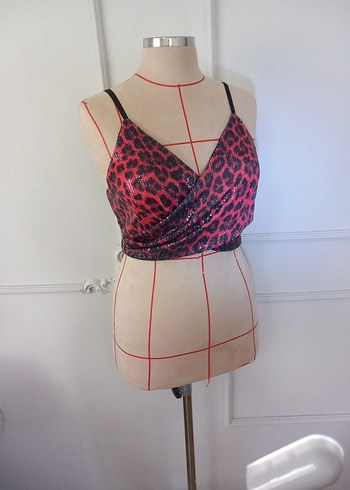 Leopar Desenli Büstiyer - Görsel 3