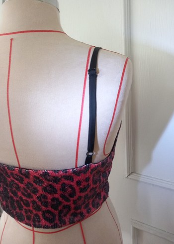 Leopar Desenli Büstiyer - Görsel 4