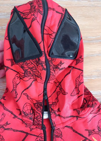 Spiderman Kapüşonlu Erkek Çocuk Sweatshirt - Görsel 6