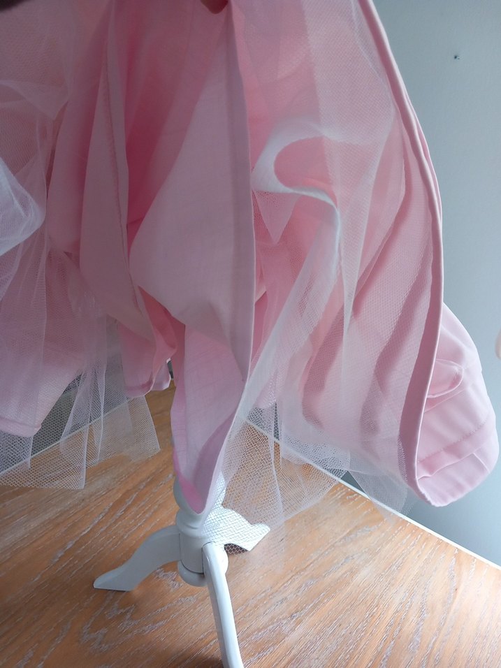 Pembe Kız Çocuk Elbise - Görsel 5