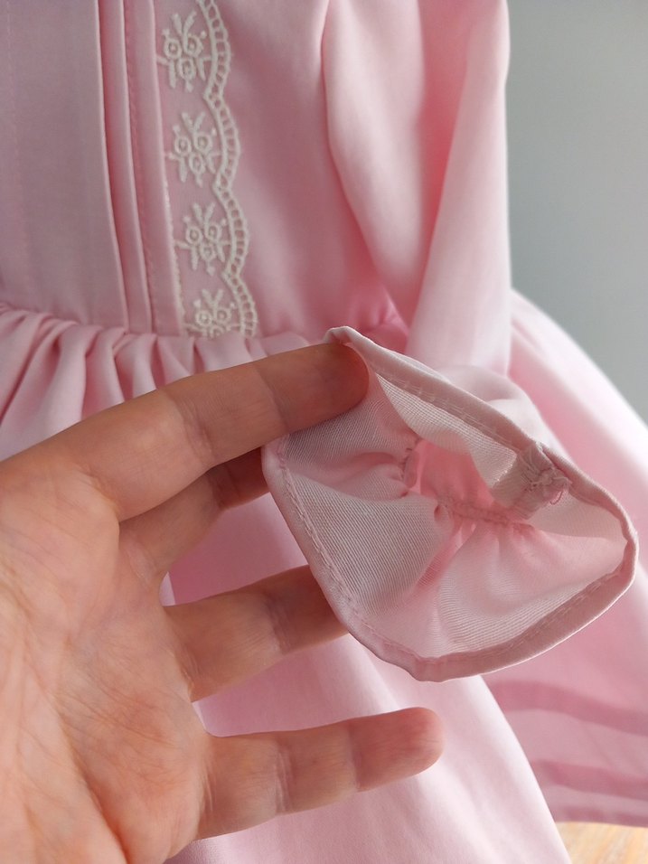 Pembe Kız Çocuk Elbise - Görsel 3