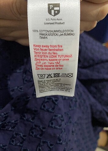 11-12 Yaş Beden lacivert Renk U.S. Polo Assn. Kız çocuk elbise 