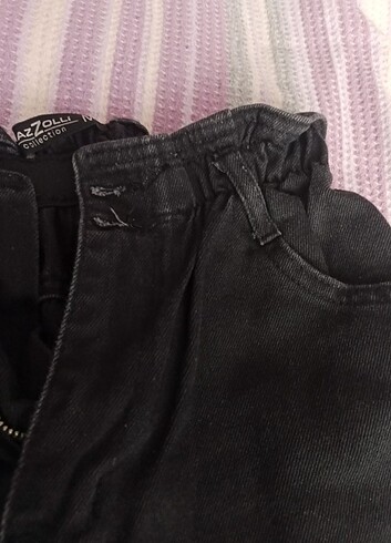 m Beden siyah Renk YÜKSEK BEL BELİ LASTİKLİ KADİN PANTALON 