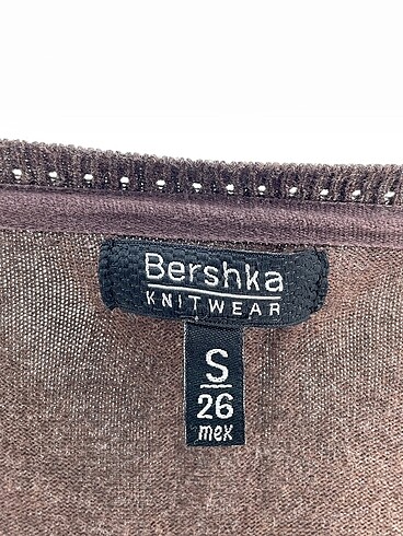 s Beden kahverengi Renk Bershka Hırka %70 İndirimli.