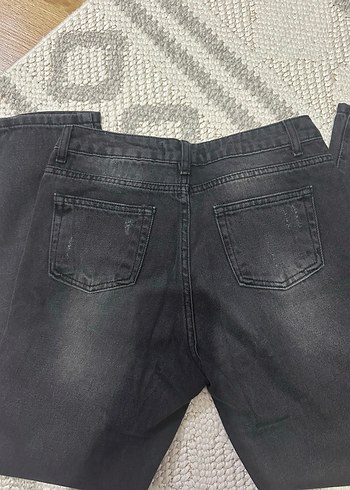 27 Beden Siyah Kadın Mom Jean