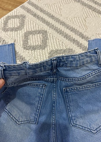 34 Beden mavi Renk Mavi Mom Kot Pantolon