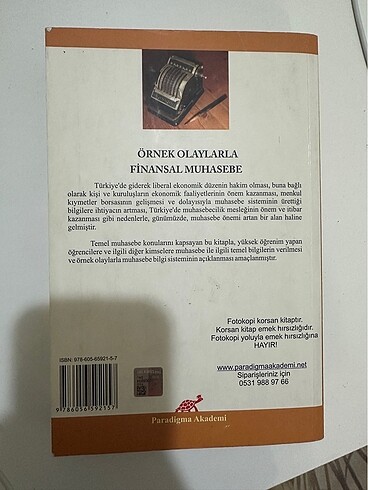  finansal muhasebe