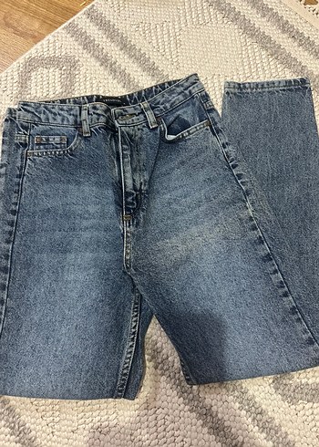 34 Beden Kadın Mavi Denim Kot Pantolon