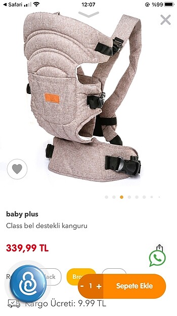 Baby plus kanguru