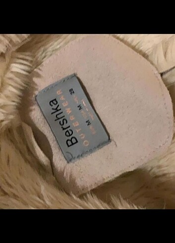 m Beden camel Renk Bershka nubuk deri ceket