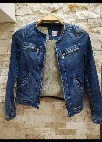 Miss sixty içi polar kot çeket