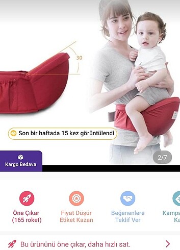 Bebek taşıma aparatı