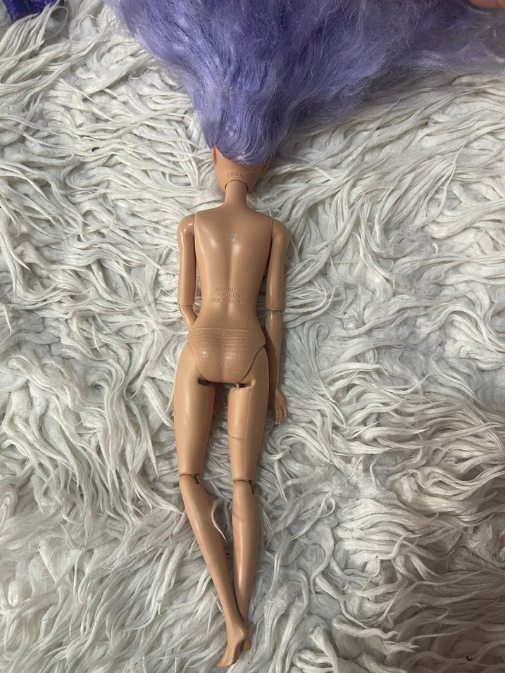 Pastel Mor Saçlı Bebek - Görsel 2