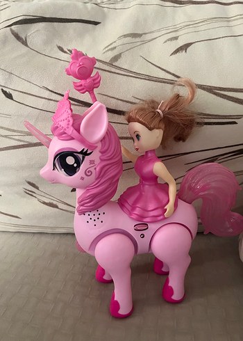 Pembe At ve Bebek Figür Aksiyon Oyuncağı - Görsel 2