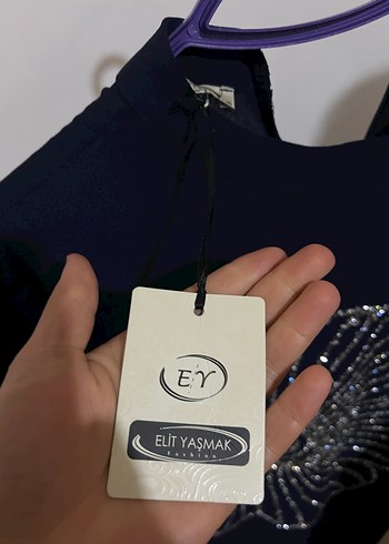 Ürün etiketli abiye elbise - Görsel 3