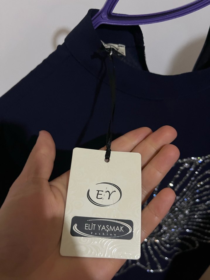 Ürün etiketli abiye elbise - Görsel 3