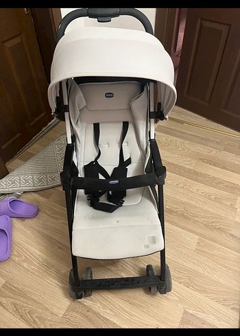 Beyaz Gri Bebek Arabası - Görsel 2