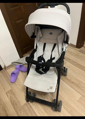 Beyaz Gri Bebek Arabası - Görsel 3