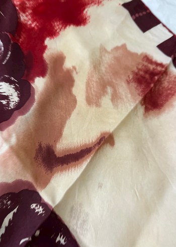 Beden bordo Renk pierre cardin ipek eşarp