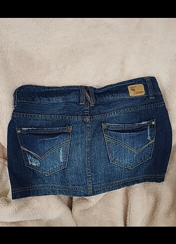 Pull and Bear MAVI MINI KOT ETEK