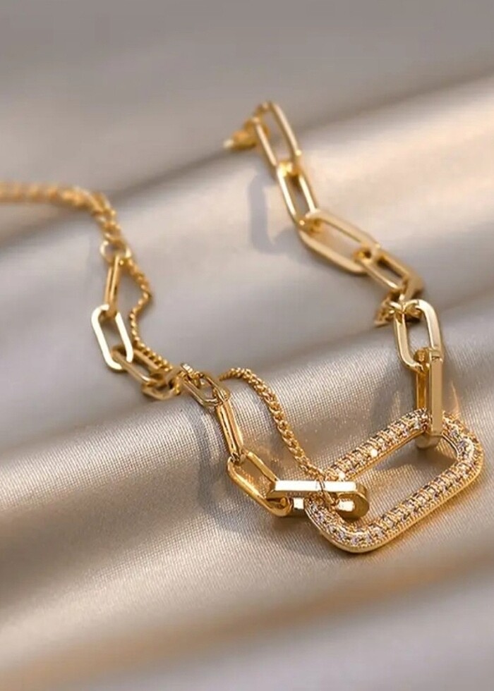 çelik vintage Gold bileklik  - Görsel 2