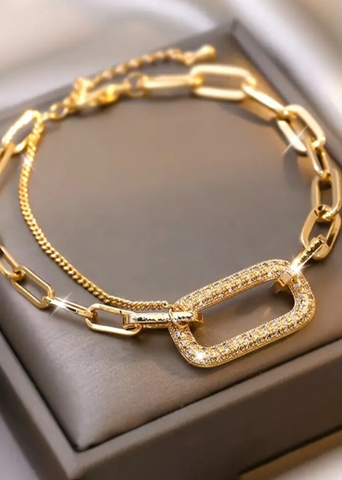 çelik vintage Gold bileklik  - Görsel 3