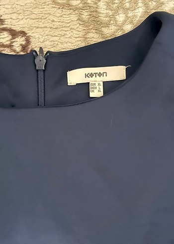 Lacivert Klasik Elbise - Görsel 4