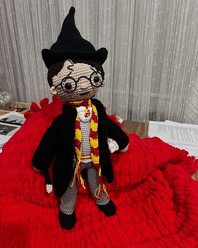 Hary porther amigurimi oyuncak - Görsel 6