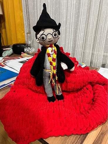 Hary porther amigurimi oyuncak - Görsel 3
