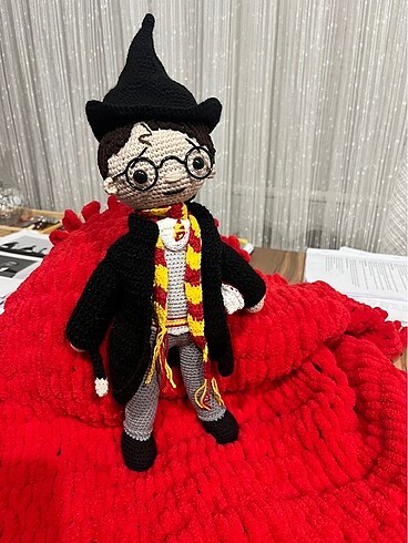 Hary porther amigurimi oyuncak - Görsel 4