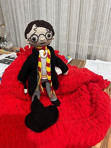 Hary porther amigurimi oyuncak - Görsel 5