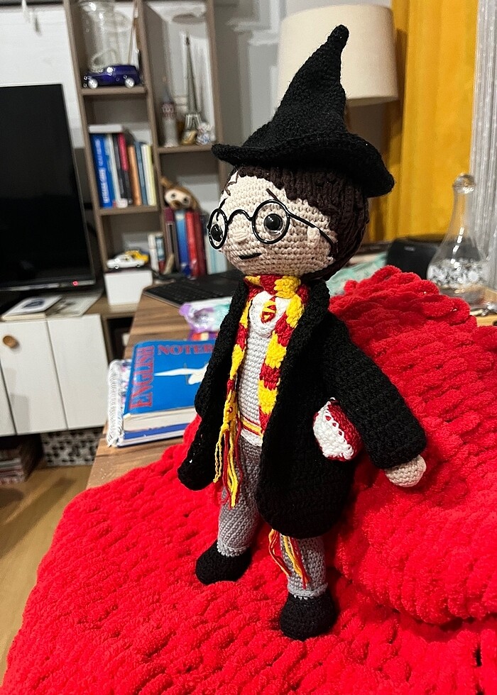 Hary porther amigurimi oyuncak - Görsel 2