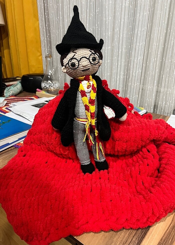 Hary porther amigurimi oyuncak - Görsel 3