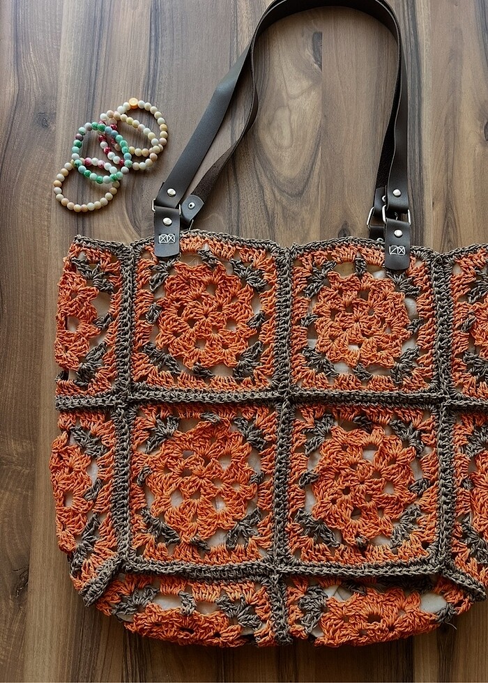 Kağıt ipten çanta - Görsel 2