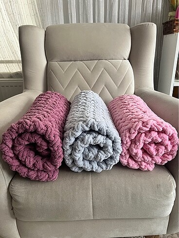 Örgü battaniye - Görsel 7