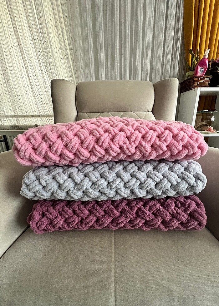Örgü battaniye - Görsel 2