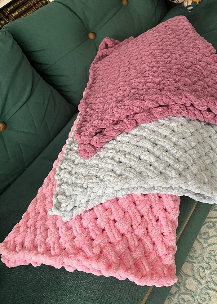 Örgü battaniye - Görsel 4