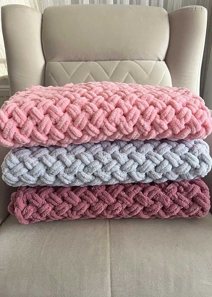 Örgü battaniye - Görsel 3