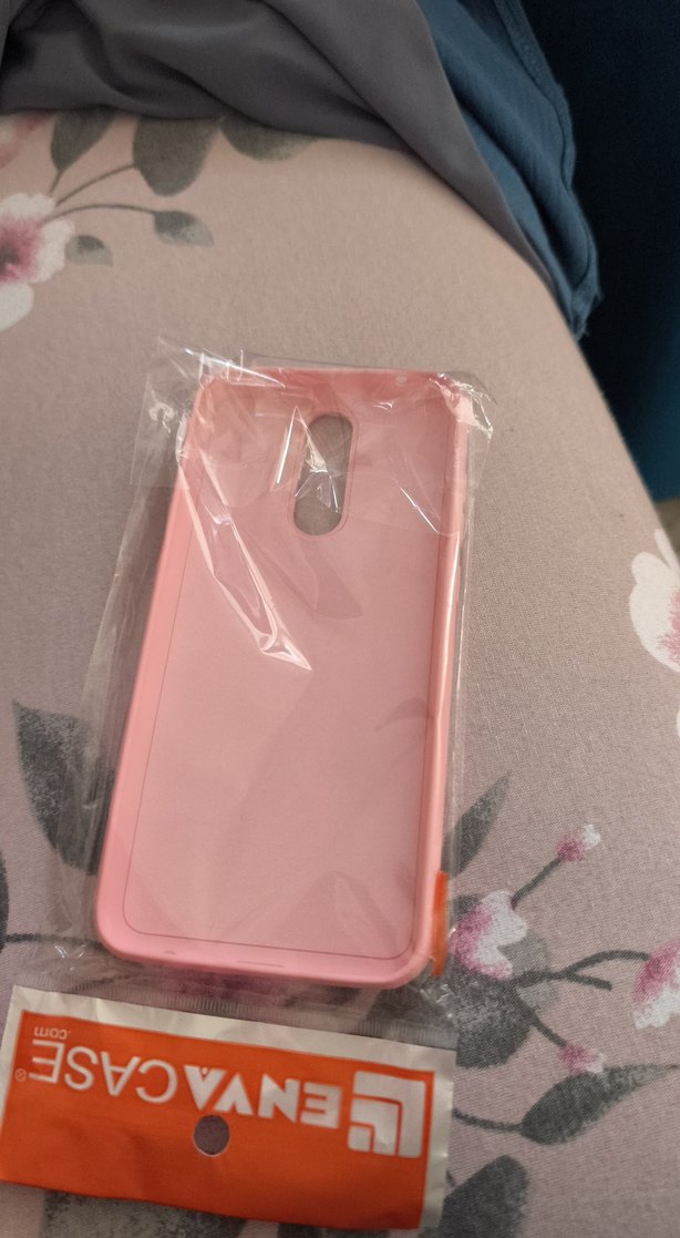 Pembe  Çiçekli Telefon Kılıfı - Görsel 2