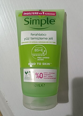 Beden Simple ferahlatıcı yüz temizleme jeli 150 ml