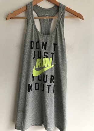 Nike Gri baskılı askılı