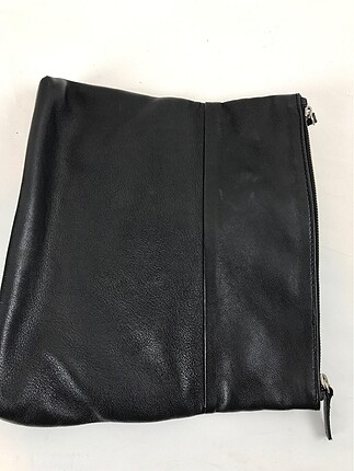  Beden siyah Renk Detaylı Siyah Clutch Çanta