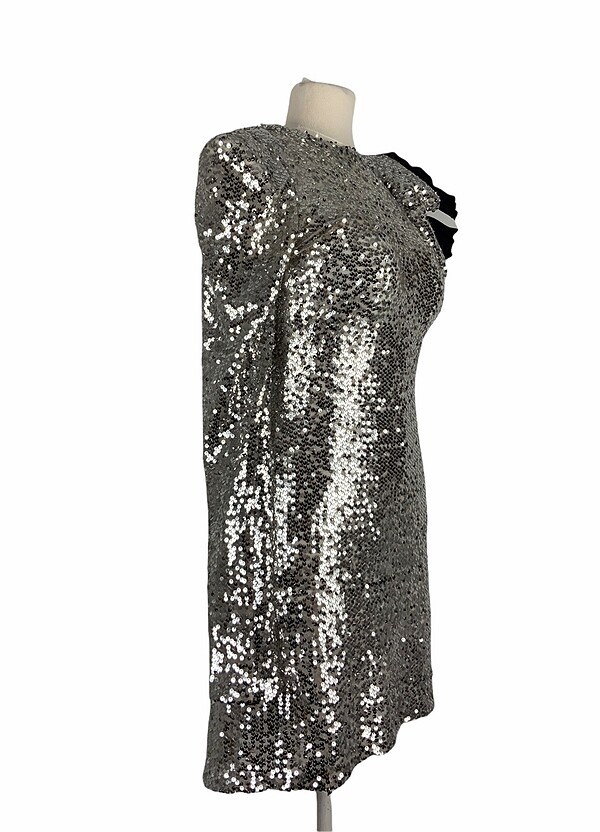 Pul işlemeli elbise - Görsel 3