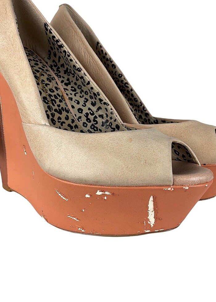 Dolgu topuk ayakkabı - Görsel 4