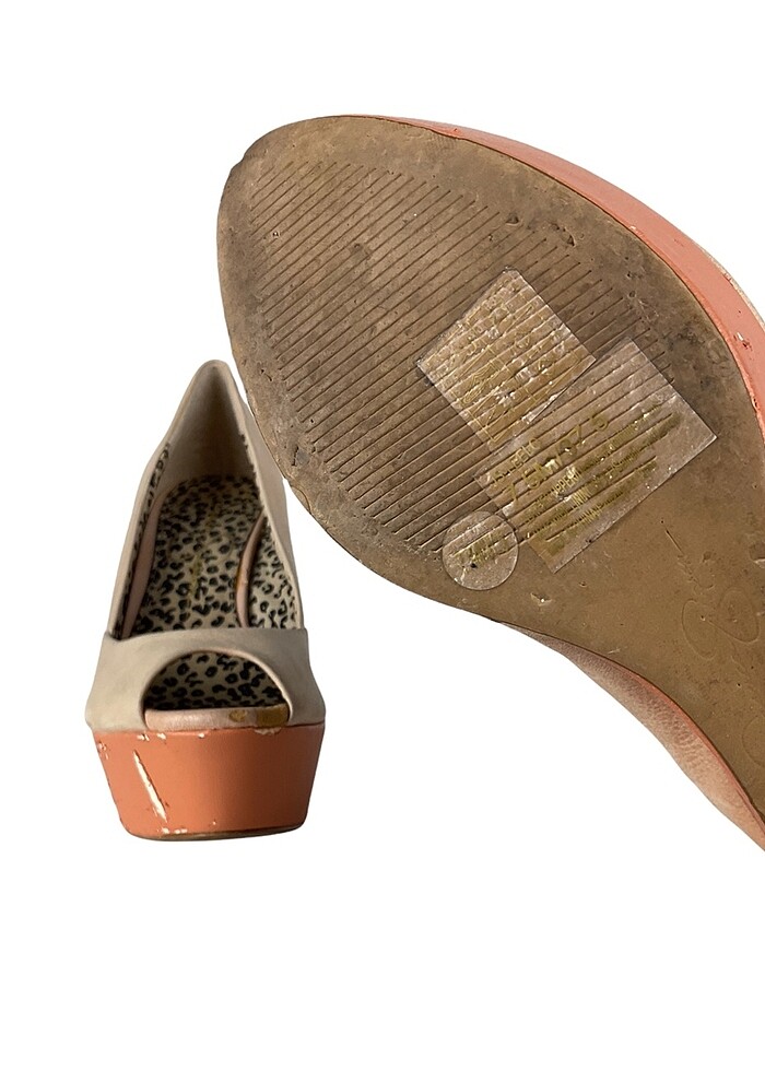 Dolgu topuk ayakkabı - Görsel 5